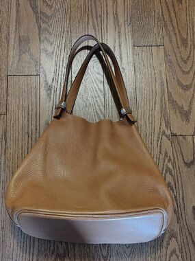 Michael Kors Tan Leather Shoulder Bag